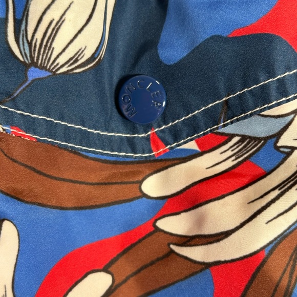 Moncler Floral Camo Print Swim Trunks - Picture 8 of 12